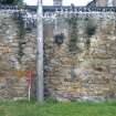 Area A boundary wall, internal, east to west, photograph from desk-based assessment and historic building survey of Fort House, Leith, Edinburgh