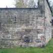 Area A boundary wall, internal, south to north, photograph from desk-based assessment and historic building survey of Fort House, Leith, Edinburgh