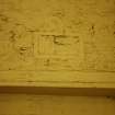 East guardhouse, Room 1, blocked window (east), detail, photograph from desk-based assessment and historic building survey of Fort House, Leith, Edinburgh