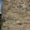 East guardhouse, east elevation north to south, photograph from desk-based assessment and historic building survey of Fort House, Leith, Edinburgh