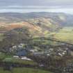 General oblique aerial view centred on Stirling University, looking NW.