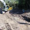 Working view, photograph from watching brief at Hopetoun Estate for proposed cycle path, West Lothian