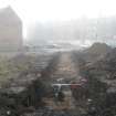 Record view, trench 5, photograph from desk based assessment and archaeological evaluation at Logie Green Road, Edinburgh