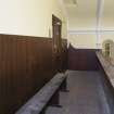 First Floor. Sheriff Courtroom. View of public gallery balcony seating.