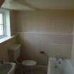 Bathroom en-suite to first floor bedroom 4, photograph from a historic building appraisal at Muirfield Gate, Duncur Road, Gullane