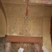 Detail of plaster ceiling, east side of gardener's store, photograph from a historic building appraisal at Muirfield Gate, Duncur Road, Gullane