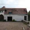 West external elevation of outbuildings, photograph from a historic building appraisal at Muirfield Gate, Duncur Road, Gullane