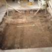 Photograph from an archaeological excavation at Acheson House, Canongate, Edinburgh