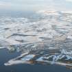 General oblique aerial view centred on Kinross, looking WSW.