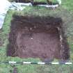 Image of plan of test pit 2, photograph from watching brief, test pits and evaluation at Barony Centre, West Kilbride