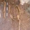 Skeleton 12, trench 3, photograph from trial trenching at Barony Centre, West Kilbride