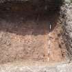 Grave 23, test pit 5, photograph from trial trenching at Barony Centre, West Kilbride