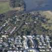 Oblique aerial view of Cramond Village, looking WNW.