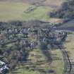 Oblique aerial view of Cramond Village, looking W.