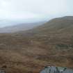 View across proposed extension to the east of the quarry, facing south east, photograph from an archaeological walkover at Glensanda Quarry, Ardgour