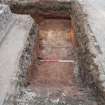 Trench 2 - northern arm, photograph from archaeological evaluation at Edinburgh Napier University, Merchiston Campus