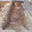 Trench 2 - eastern arm, photograph from archaeological evaluation at Edinburgh Napier University, Merchiston Campus