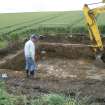 Final excavation, photograph from archaeological watching brief at Southfield Farm, Dalkeith