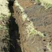 Working view of the cable trench excavations, photograph from archaeological watching brief at Southfield Farm, Dalkeith