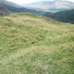 View of fort interior from the east, photograph of Dun Derdrail, from a topographic archaeological survey at five Pictish Forts in the Highlands