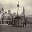 General view of the Market Cross, Peebles
