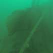 View of hull plating and ribs on HMS Roedean