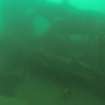 View of hull pieces on HMS Roedean