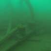 View of miscellaneous debris including bitts at bow on HMS Roedean