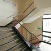 General view of the central staircase.
