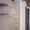 Detail of nurse call unit in Ward 7.