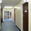 Phase 3 Ground floor Psychiatric day hospital, general view of consulting corridor.