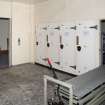General view of Mortuary cold storage with Chapel beyond.