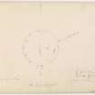 Sketch plan of Howe of Hoxa broch, South Ronaldsay.