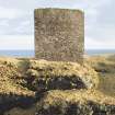 North elevation of tower, general view from north north west