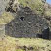 Building to north of boiler house, view of west gable