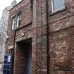 Photograph from building survey at Gateway Theatre, Elm Row, Edinburgh. Includes conservation statement by Simpson and Brown