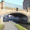 View of Bridge No 1, Union Canal, Viewforth, Edinburgh, from west on towpath