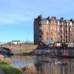 View of Bridge No 1 and Union Canal, Viewforth, Edinburgh, from west