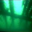 Diver photograph of HMS Breda deck structure