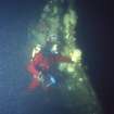 Diver photograph of bow on Kintyre steamship