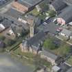 Oblique aerial view of St Ignatius' Catholic Church, looking WNW.