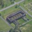 Oblique aerial view of the Winter Gardens glasshouse, looking N.