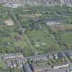 Oblique aerial view of Springburn Park, looking NNE.