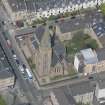 Oblique aerial view of St Mary's Episcopal Church, looking NW.