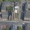Oblique aerial view of St Mary's Episcopal Church, looking NE.