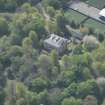Oblique aerial view of Camphill House, looking S.