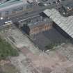 Oblique aerial view of Scotland Street Primary School, looking NNE.