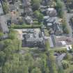 Oblique aerial view of Craigie Hall, looking ESE.