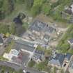 Oblique aerial view of Craigie Hall, looking NNW.