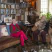 Portrait of Ian & Ruth Begg in The Great Hall.